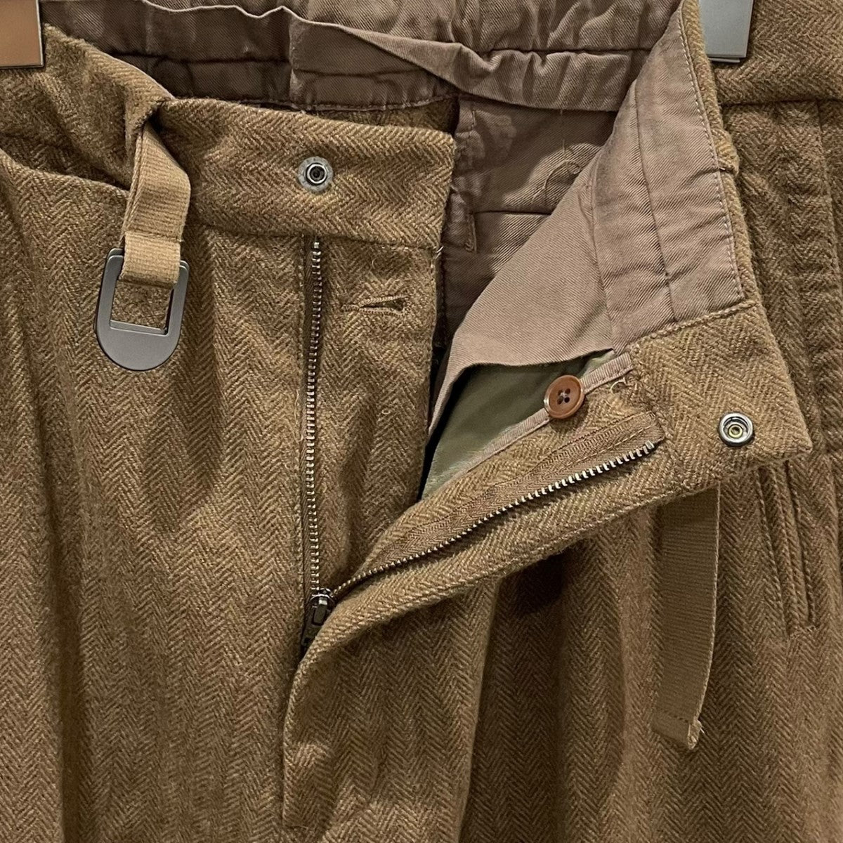 nanamica(ナナミカ) ウールナイロンヘリンボーンパンツ Field Stroll