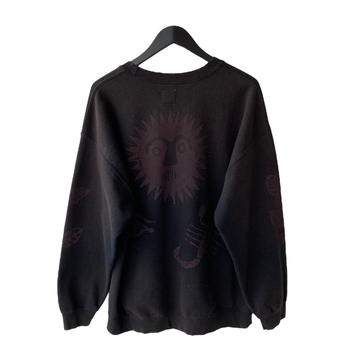 ETHIOPIA PRINT VINTAGE SWEATSHIRTトレーナー23SS-CSS-004