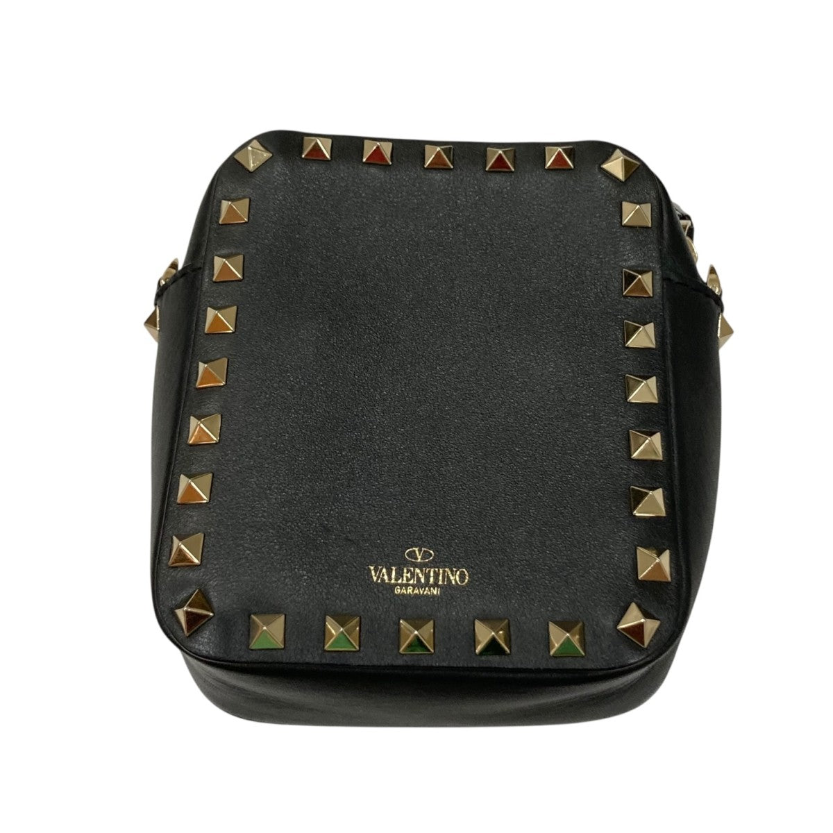 VALENTINO スタッズ付きショルダーバッグ VALENTINO(ヴァレンチノ) スタッズチェーンショルダーバッグ