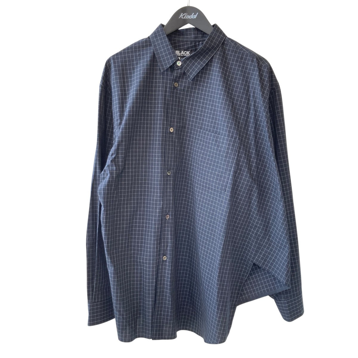 【23時まで値下】BLACK COMME des CARCONS チェックシャツ BLACK COMME des GARCONS 後染めチェックシャツ S - メルカリ
