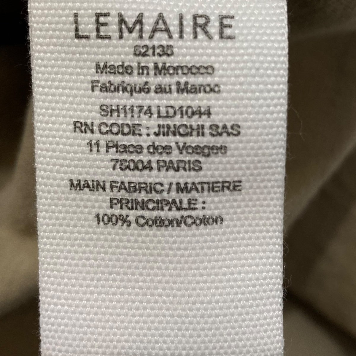 LEMAIRE 25SSSHORT SLEEVE DENIM SHIRT半袖シャツ52135 古着・中古-6枚目のアイテム画像