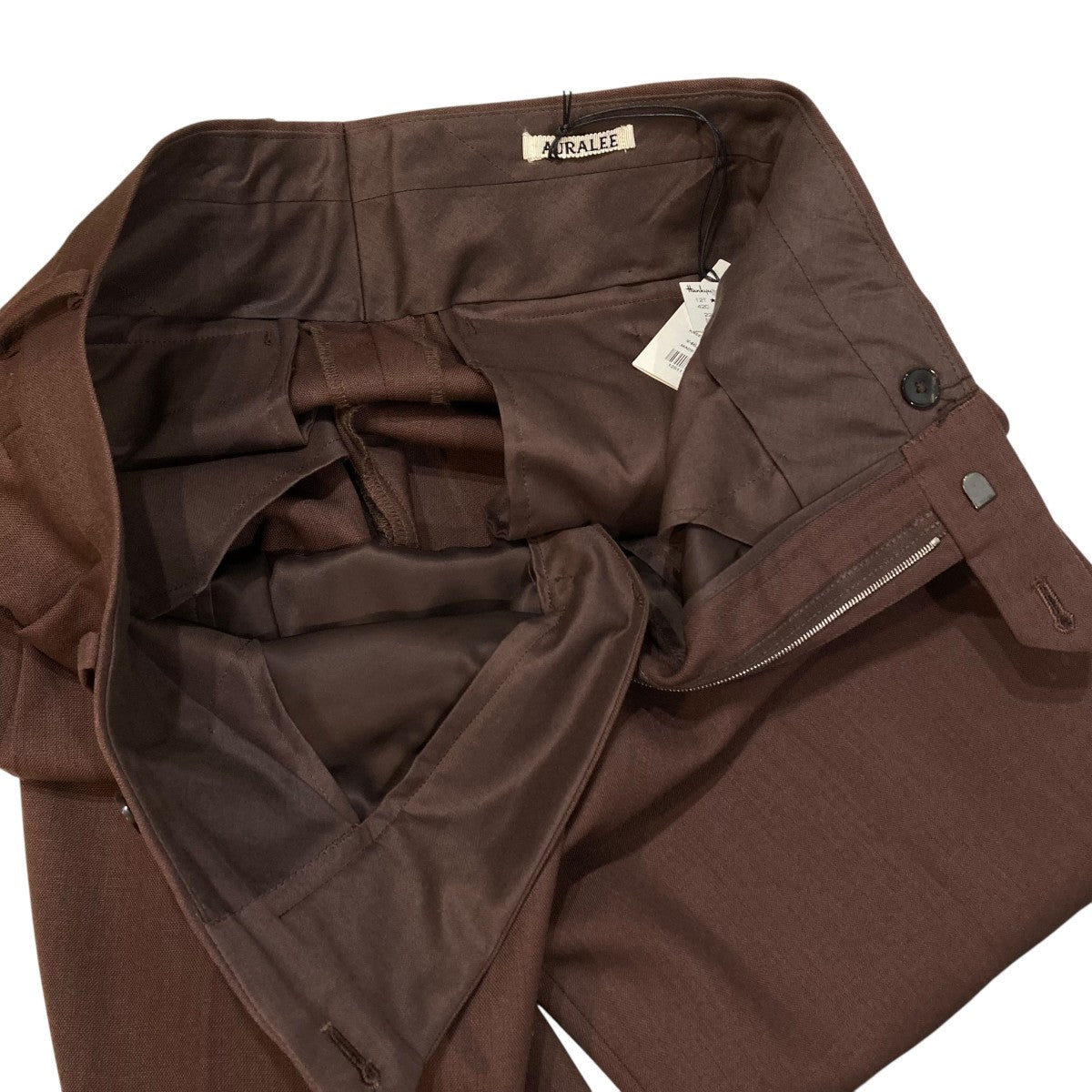 AURALEE(オーラリー) 25SSWOOL KID MOHAIR HOP SACK TWO-TUCK