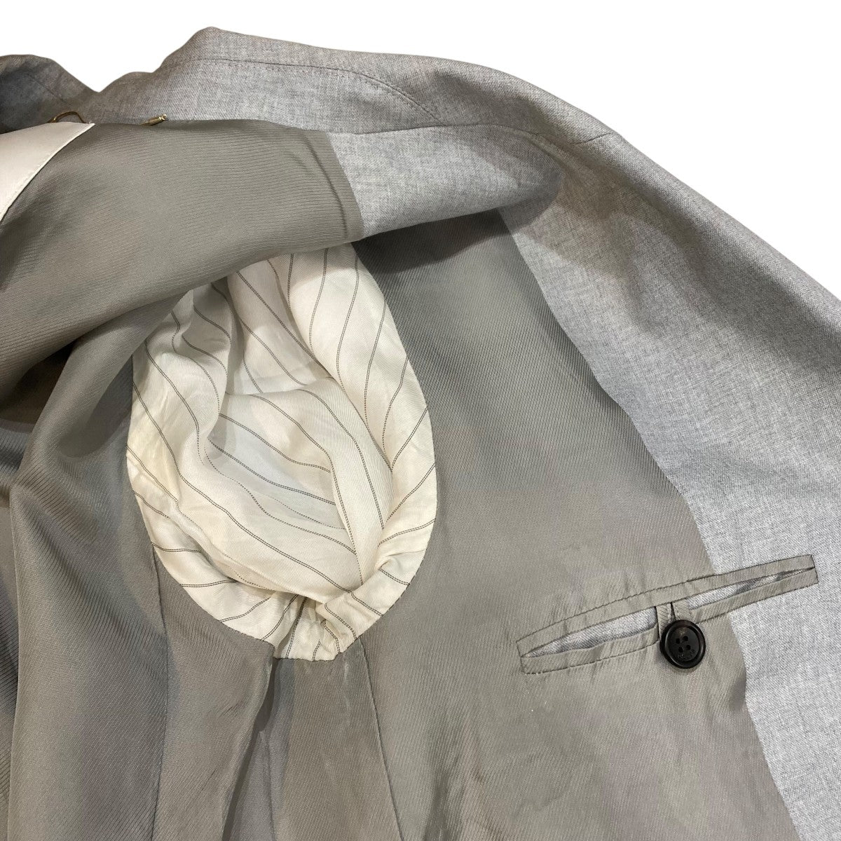 日本製 ebureエブールハウンドトゥースツイードジャケット36 ハウンド