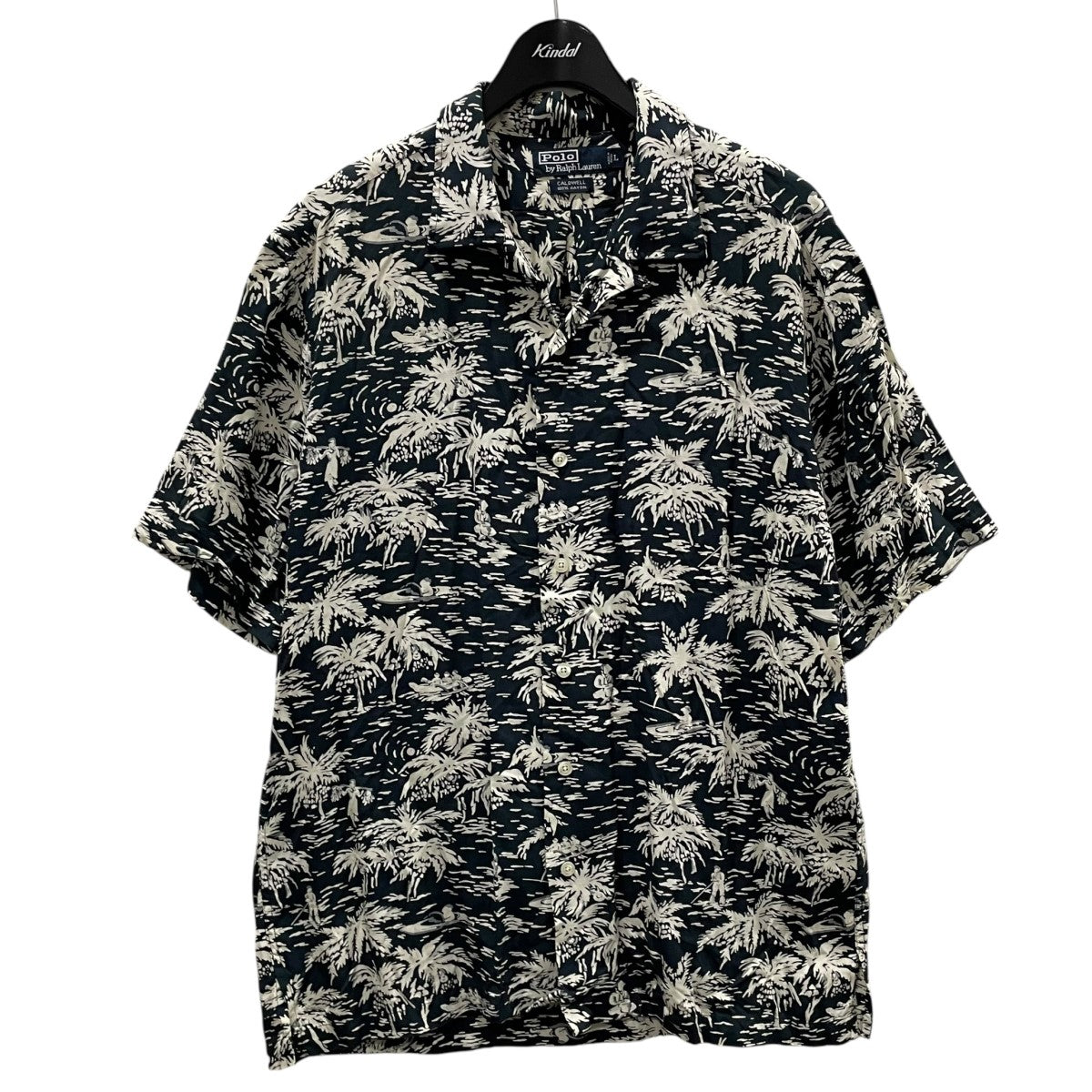 POLO RALPH LAUREN 90s オープンカラー半袖シャツ アロハシャツ CALDWELL キャルドウェル HS-RL-BM3830 古着・中古-1枚目のアイテム画像