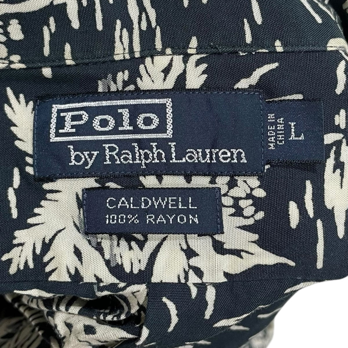 POLO RALPH LAUREN 90s オープンカラー半袖シャツ アロハシャツ CALDWELL キャルドウェル HS-RL-BM3830 古着・中古-6枚目のアイテム画像