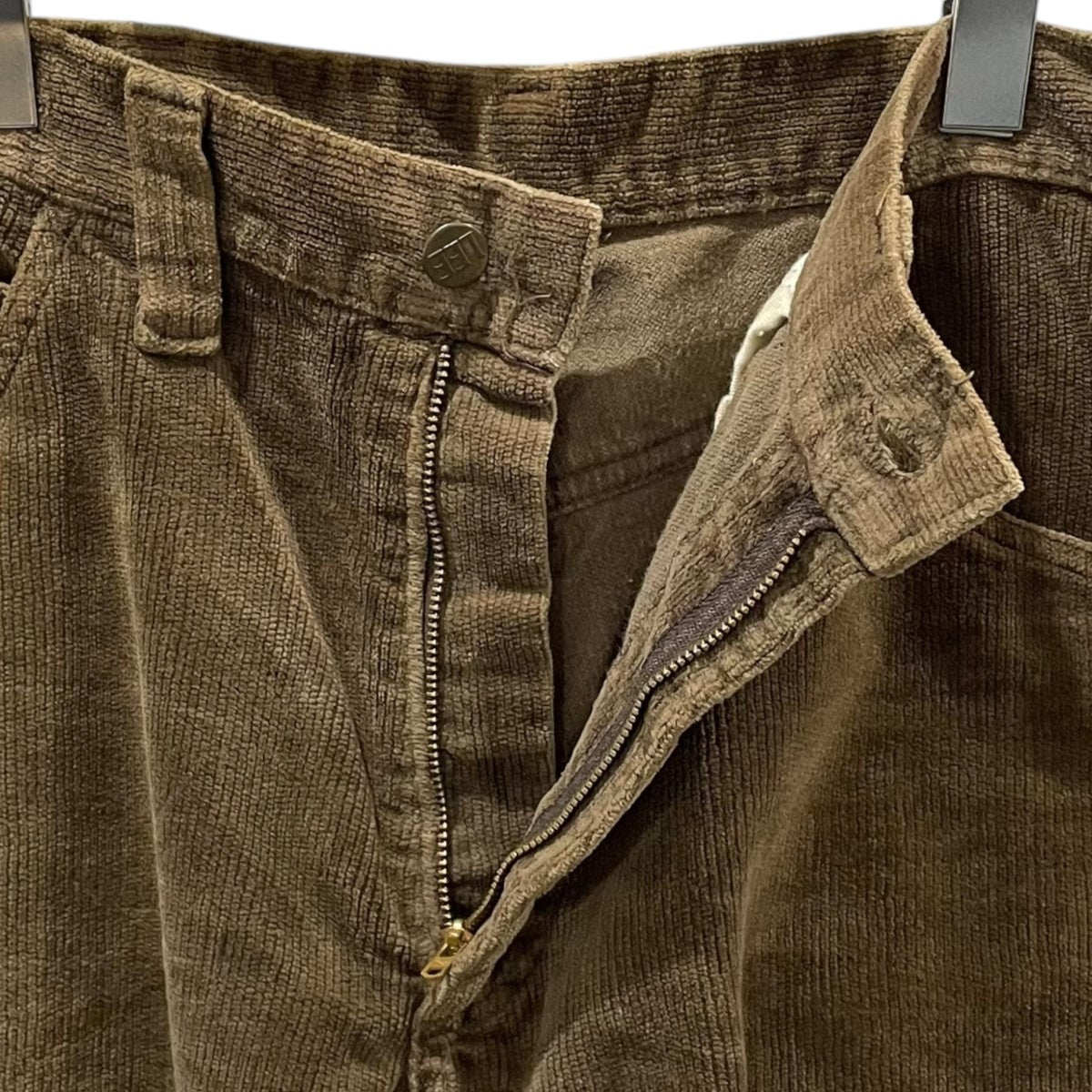 70's LEE リー ペインターパンツコーデュロイ42TALON ワンオーナー ヨーロッパ古着 70s ベルギー製 Lee 太畝コーデュロイパンツ