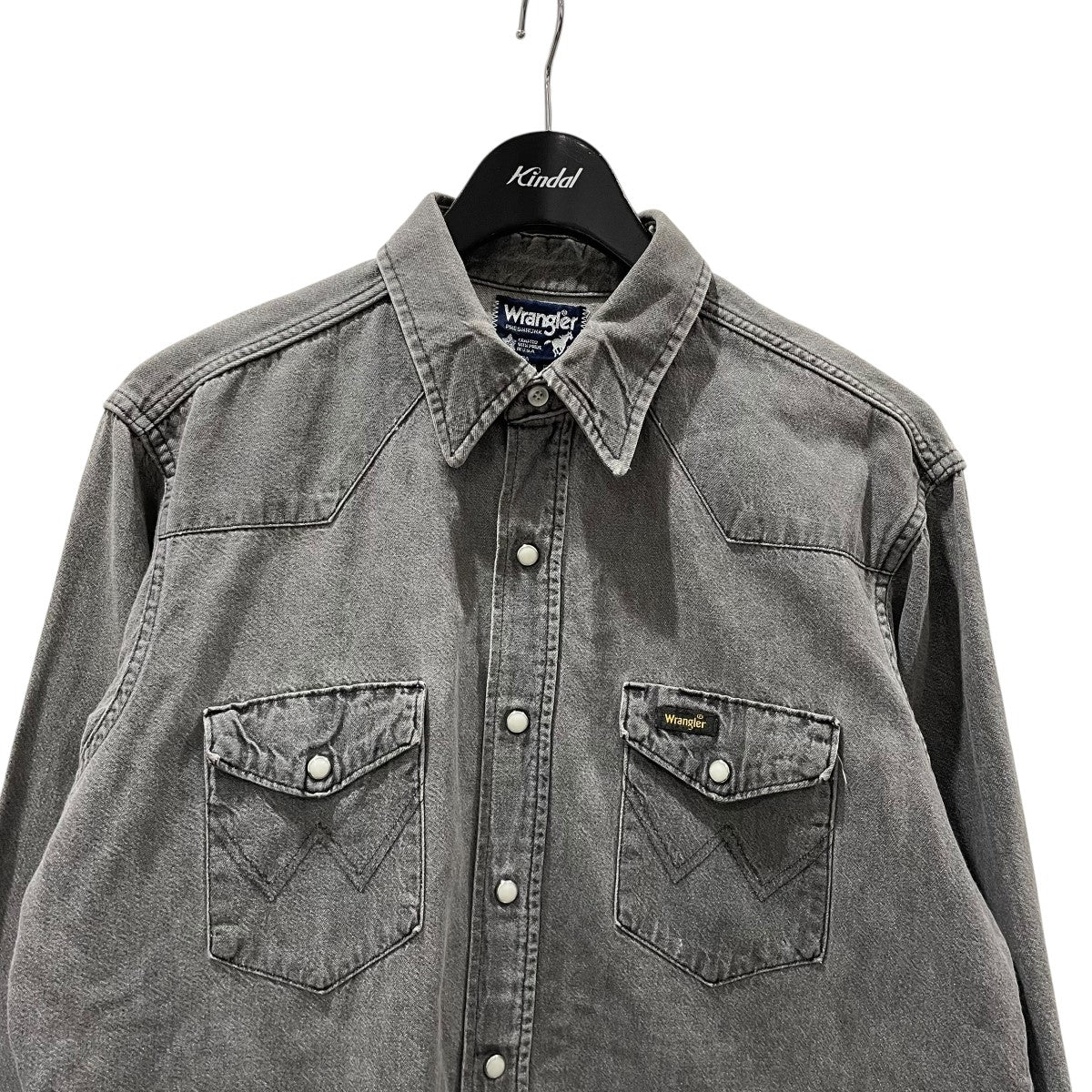 Wrangler(ラングラー) 80s先染め ウエスタン シャツデニムシャツ