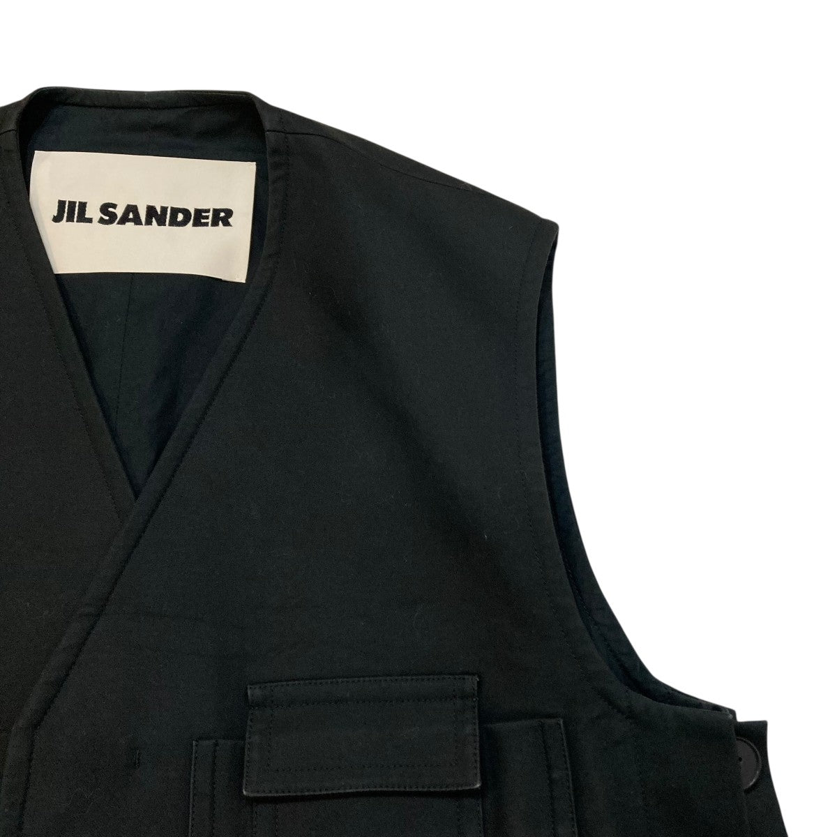 ジルサンダー　ベスト JIL SANDER (ジルサンダー) VEST 20 / BLACK | Detail