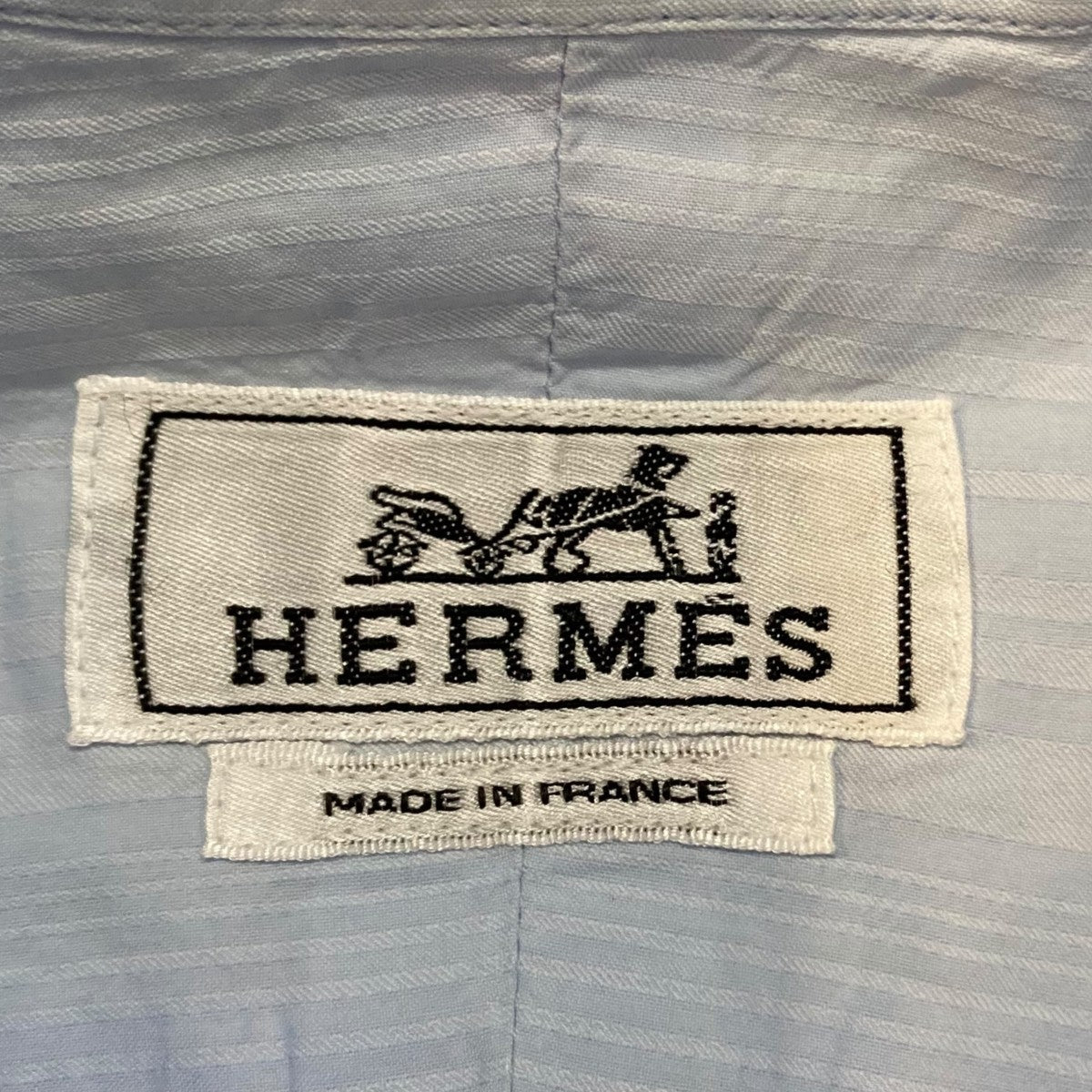 HERMES(エルメス) 長袖シャツ ブルー サイズ 40 15 3/4｜【公式