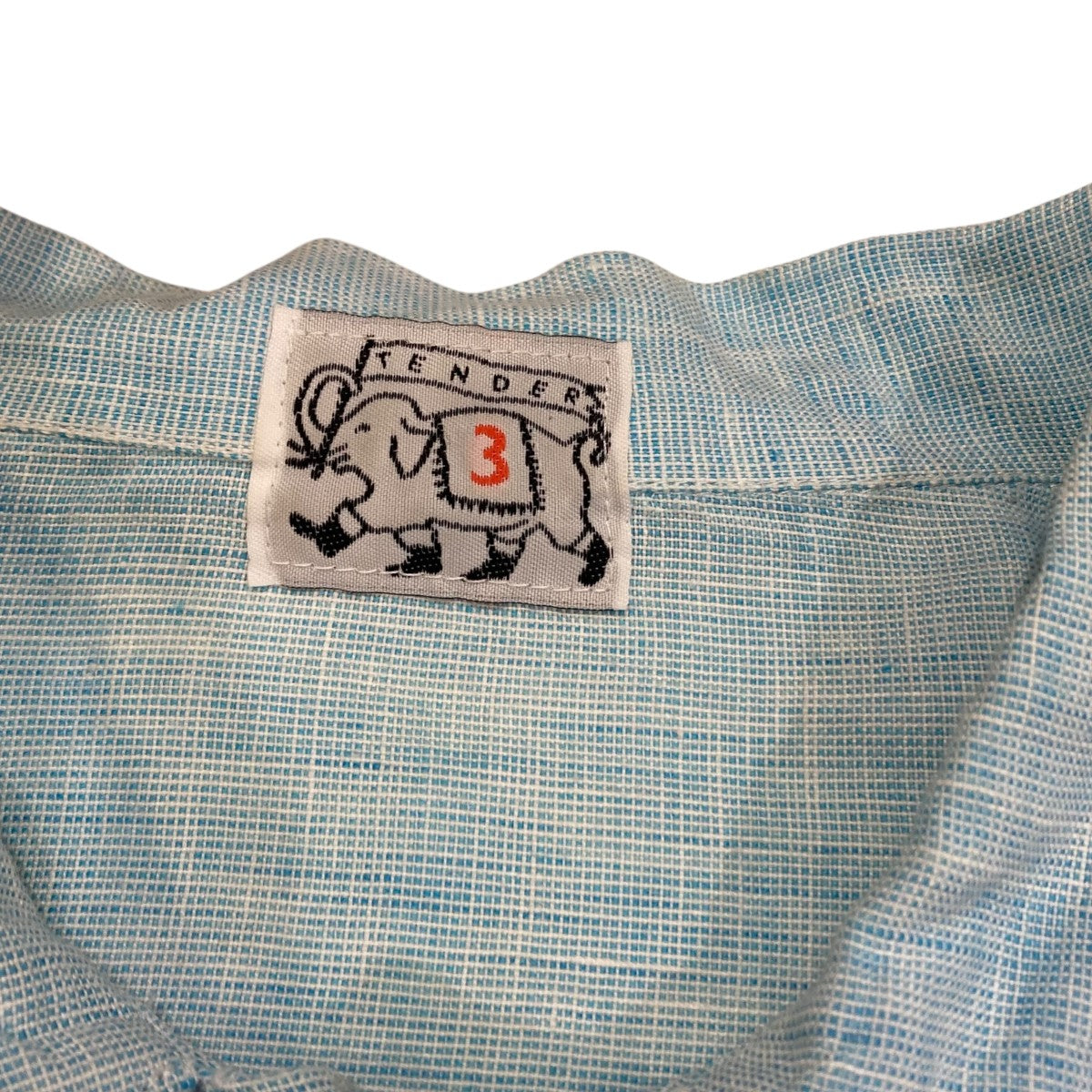 Tender リネンシャツWS450 古着・中古-7枚目のアイテム画像