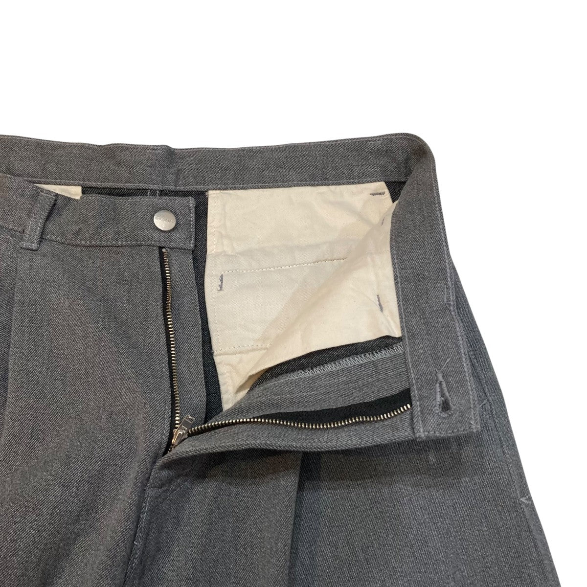 graphpaper Colorfast Denim Pantsサイズ3 グレー グラフペーパー Graphpaper Colorfast Denim Two Tuck Pants