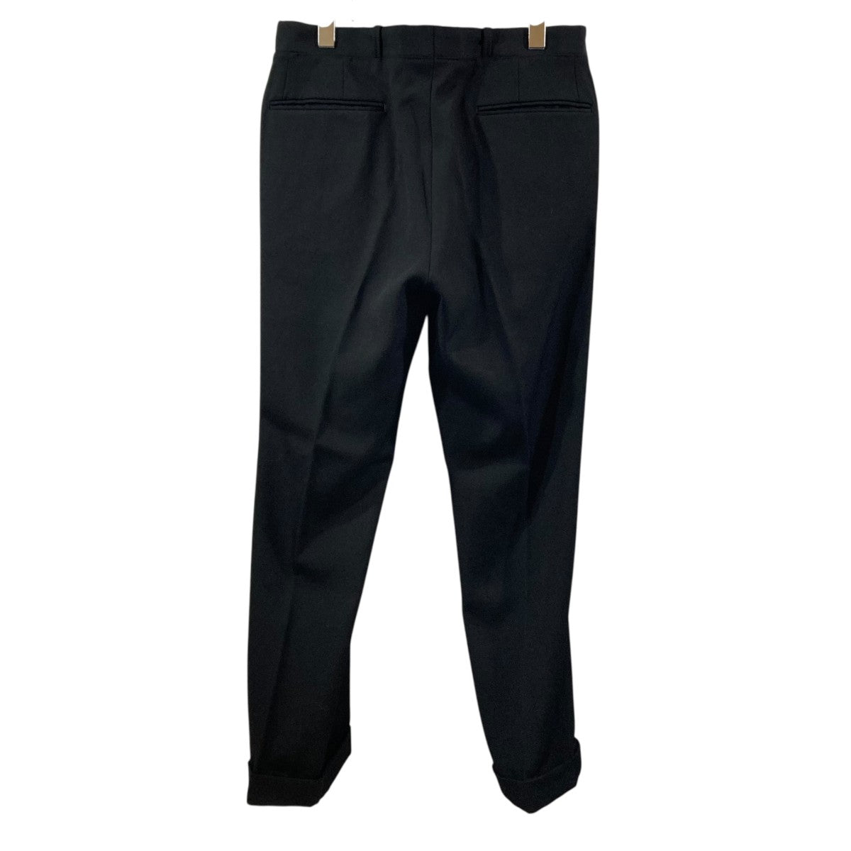 新品　HEUGN TROUSER040 ストライプウールスラックス　ブラック HEUGN ユーゲン｜George CH STRIPE ブラック