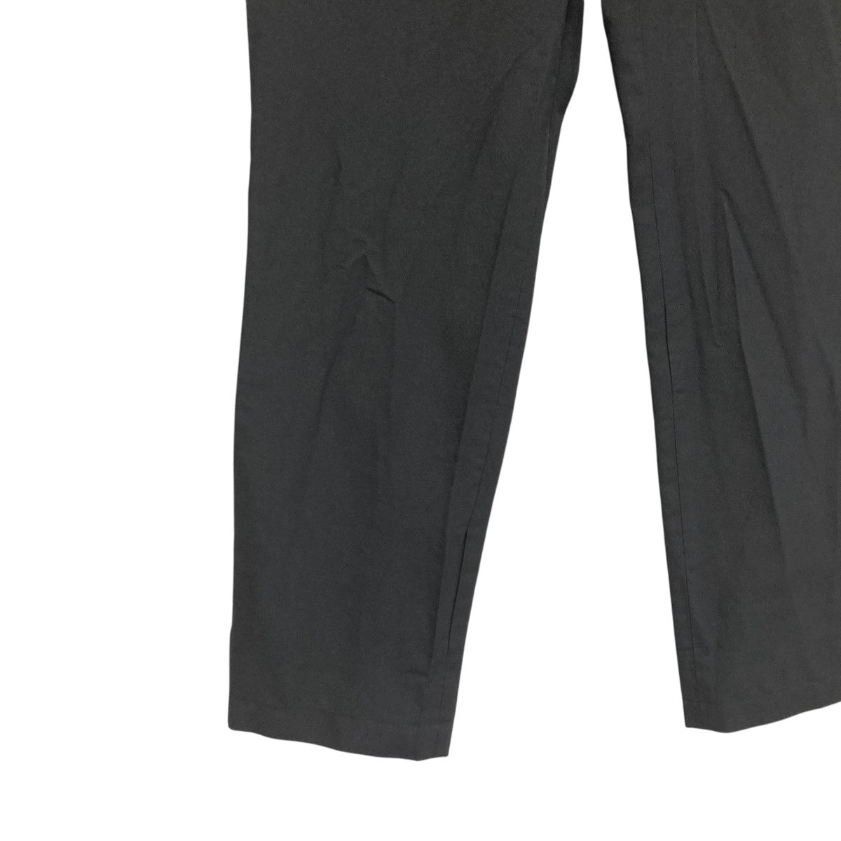 コムデギャルソンオムプリュス ポリエステル縮絨パンツ ポリ縮　黒　スラックス COMME des GARCONS HOMME PLUS(コムデギャルソンオムプリュス
