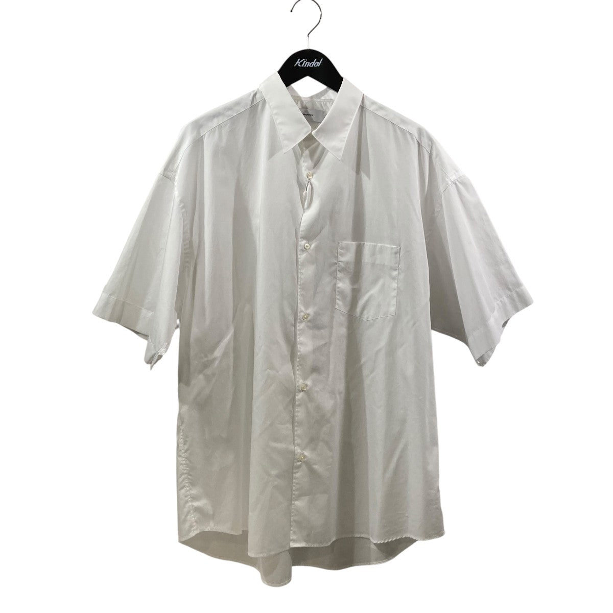 Graphpaper Broad S S Oversized Regular Collar Shirt半袖シャツGM252-50018B 古着・中古-1枚目のアイテム画像