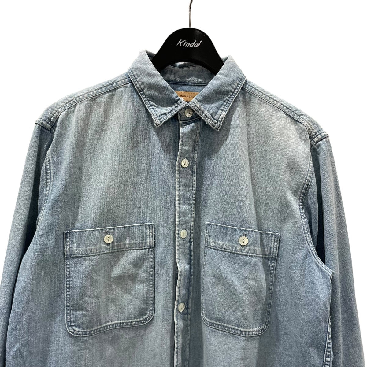 Ron Herman ダメージワークシャツ　L相当 Ron Herman California Damage Series News｜Ron Herman