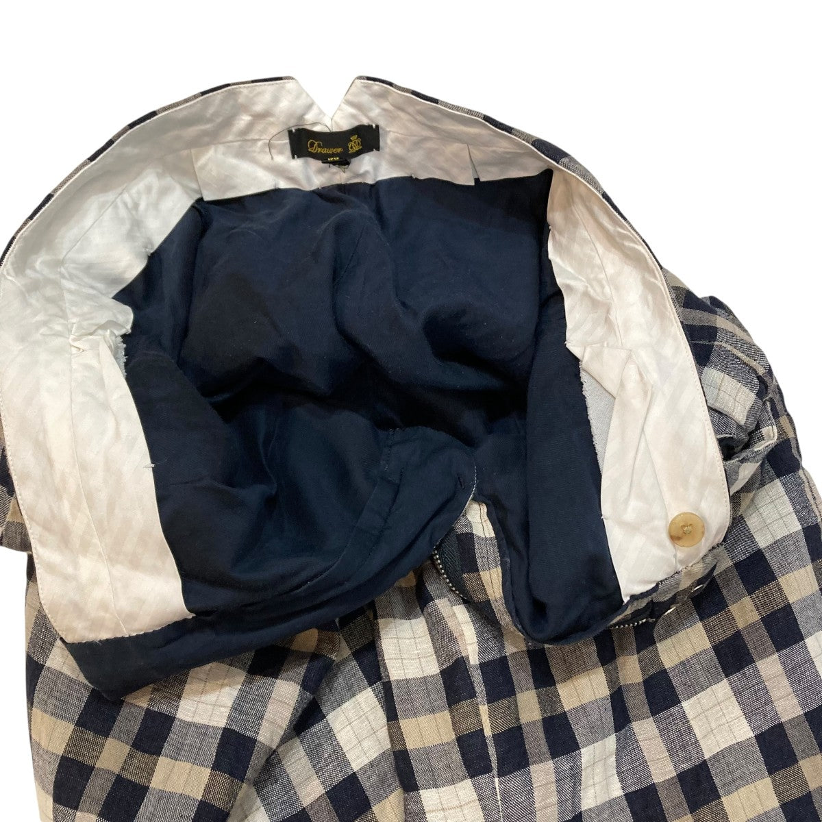 Drawer(ドゥロワー) ギンガムチェックパンツチェックパンツ6514-236