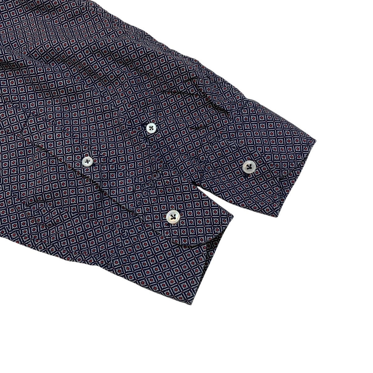 【新品未使用】LARDINI ラルディーニ 長袖シャツ ブートニエール ブルー LARDINI (ラルディーニ) 麻100％ 無地 長袖 シャツ