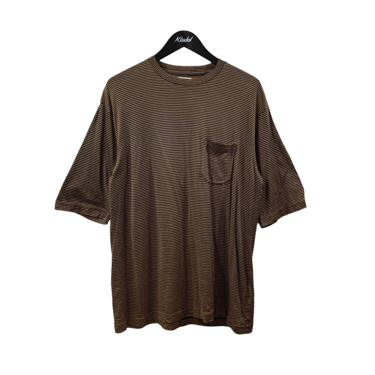 MAATEE＆SONS(マーティーアンドサンズ) SILK POCKET TEEボーダー