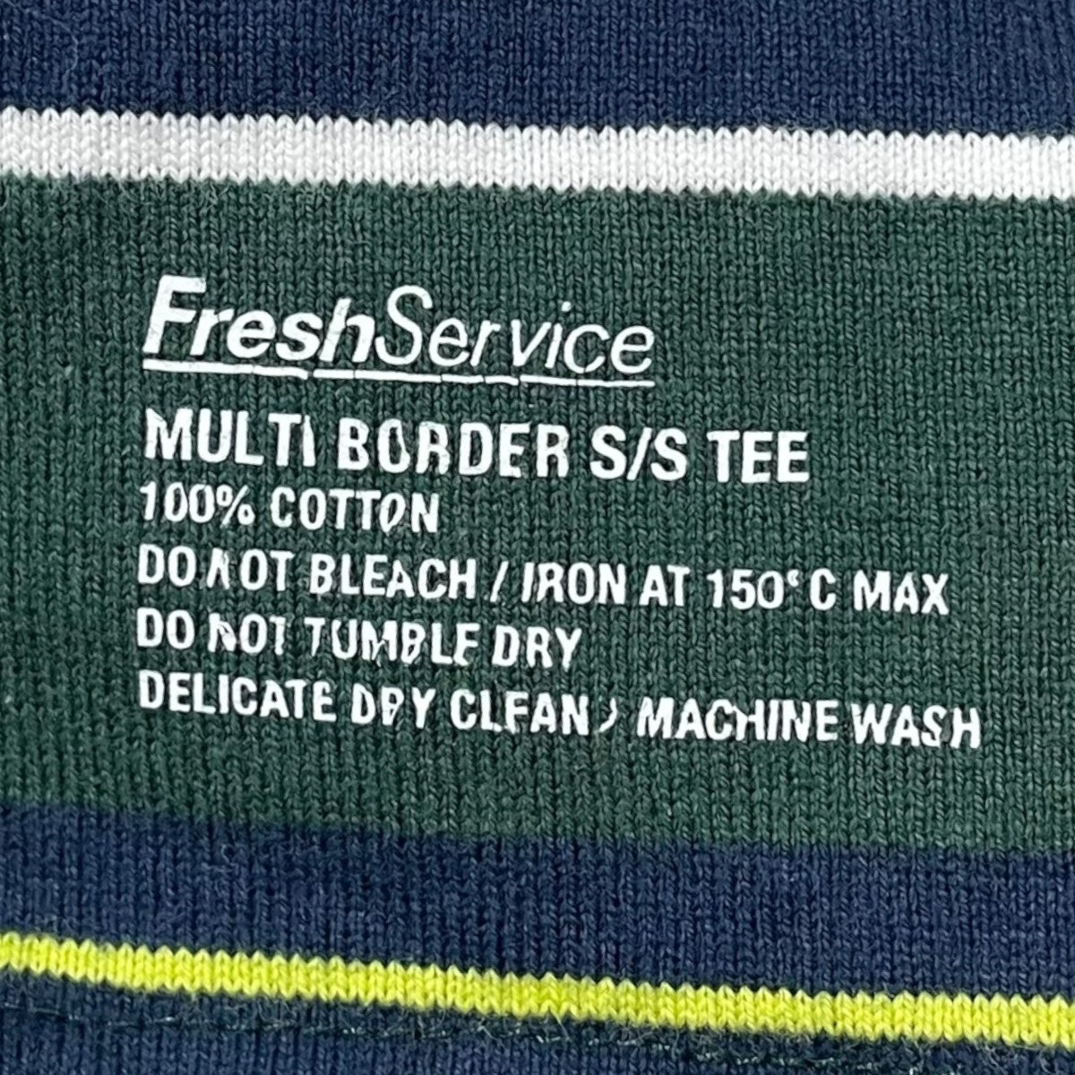 FreshService ボーダー柄Tシャツ MULTI BORDER S／S TEE マルチボーダーショートスリーブティー FSW-23-TE_158 古着・中古-4枚目のアイテム画像