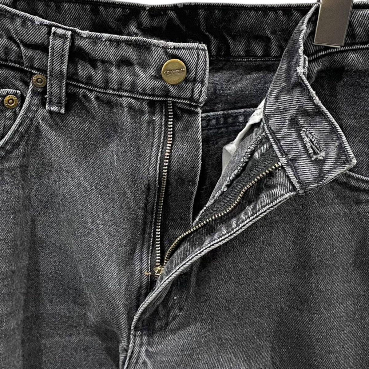Carhartt ダークデニム カーゴパンツ　ぺインターパンツ 34 良品 Carhartt ダークデニム カーゴパンツ ぺインターパンツ 34 良品