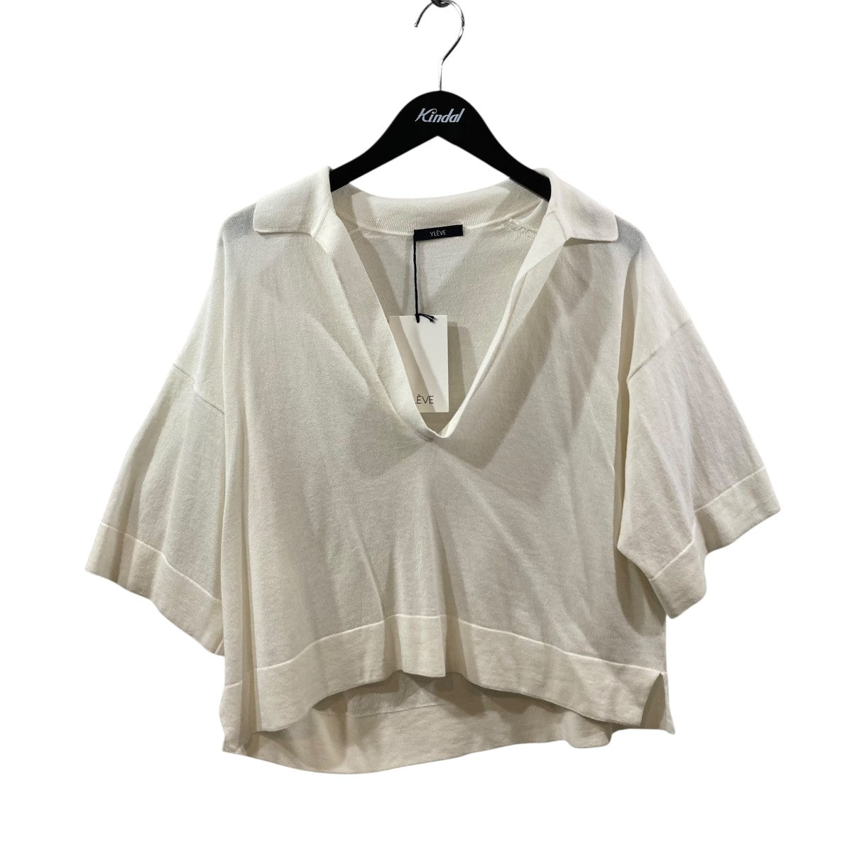 YLEVE(イレーヴ) WASHI COTTON SKIPPER KNスキッパーシャツ168