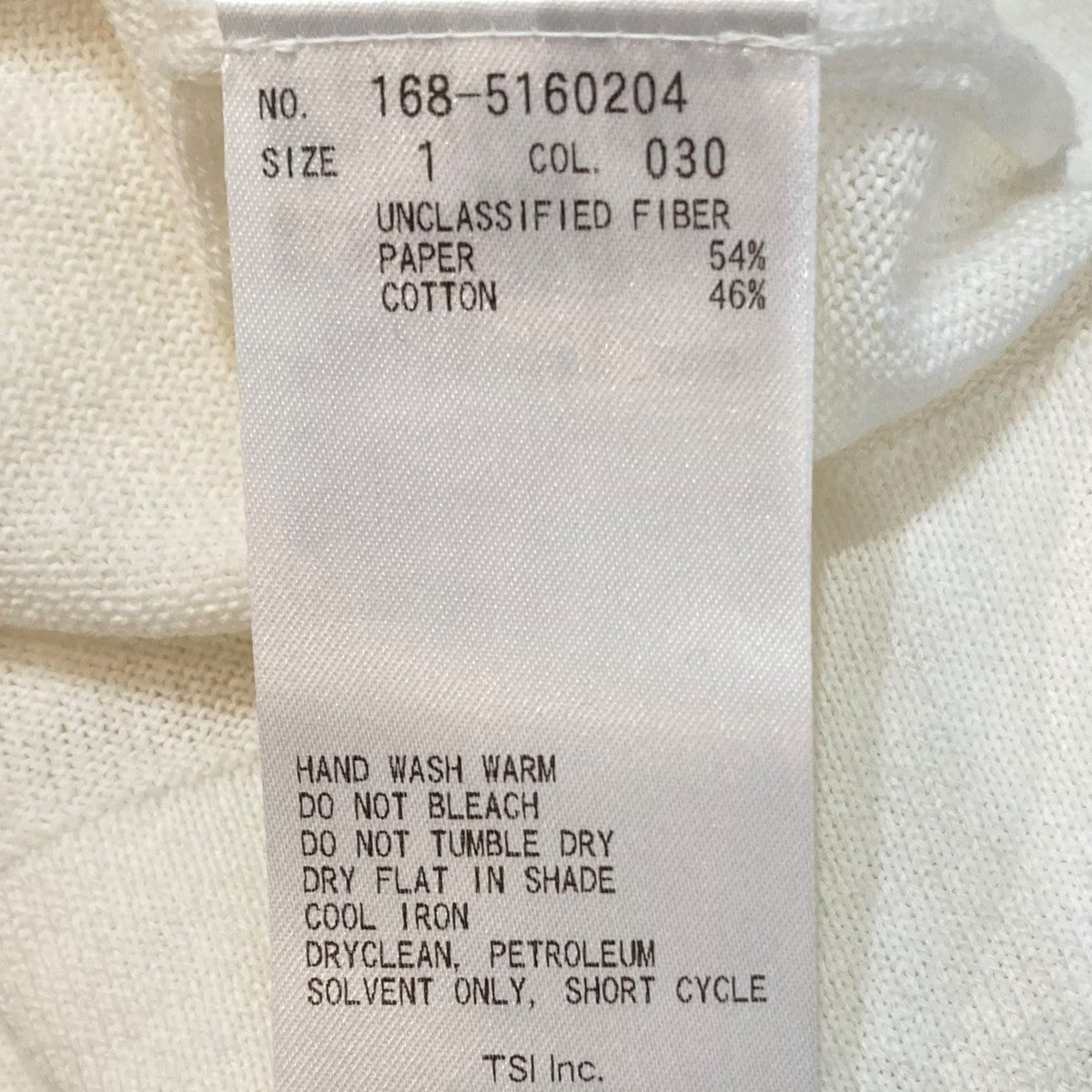 YLEVE(イレーヴ) WASHI COTTON SKIPPER KNスキッパーシャツ168