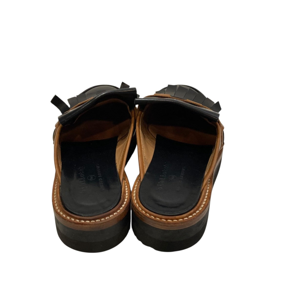 bibliotek for United Arrows レザー　サンダル bibliotek×UNITED ARROWS レザーサンダル レッド サイズ 37