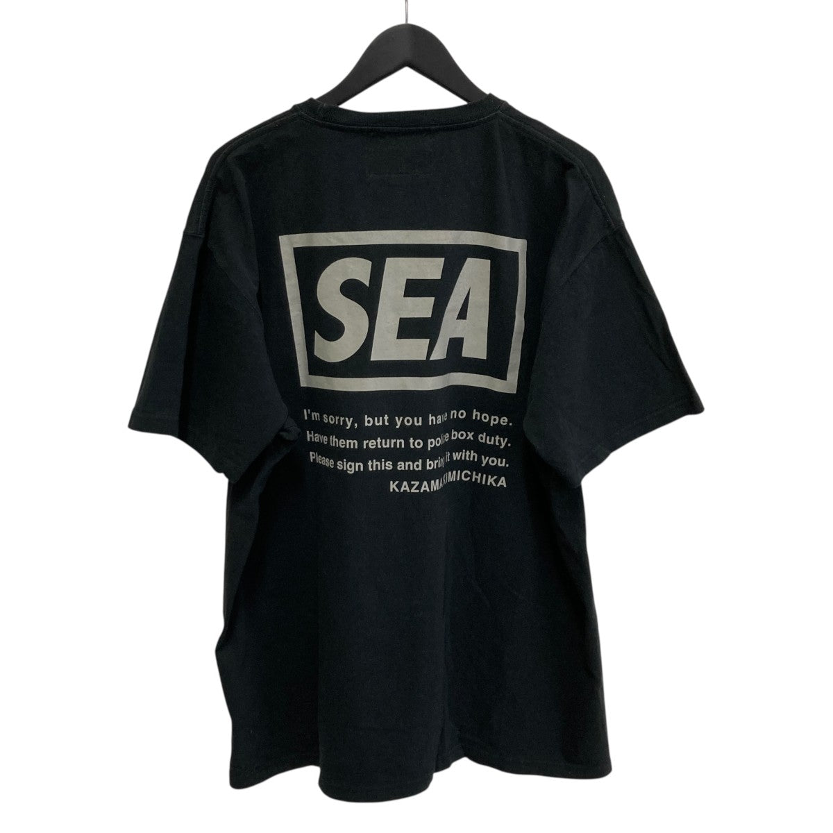WIND AND SEA L/S TEE 阪急メンズ東京限定 ブラック&シルバー WIND AND SEA - wind and sea METAL L/S T Shirt BLACK Lの通販