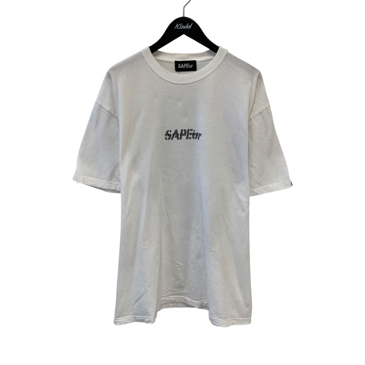 SAPEur(サプール) ロゴ ロッドマンTシャツ ホワイト サイズ XL