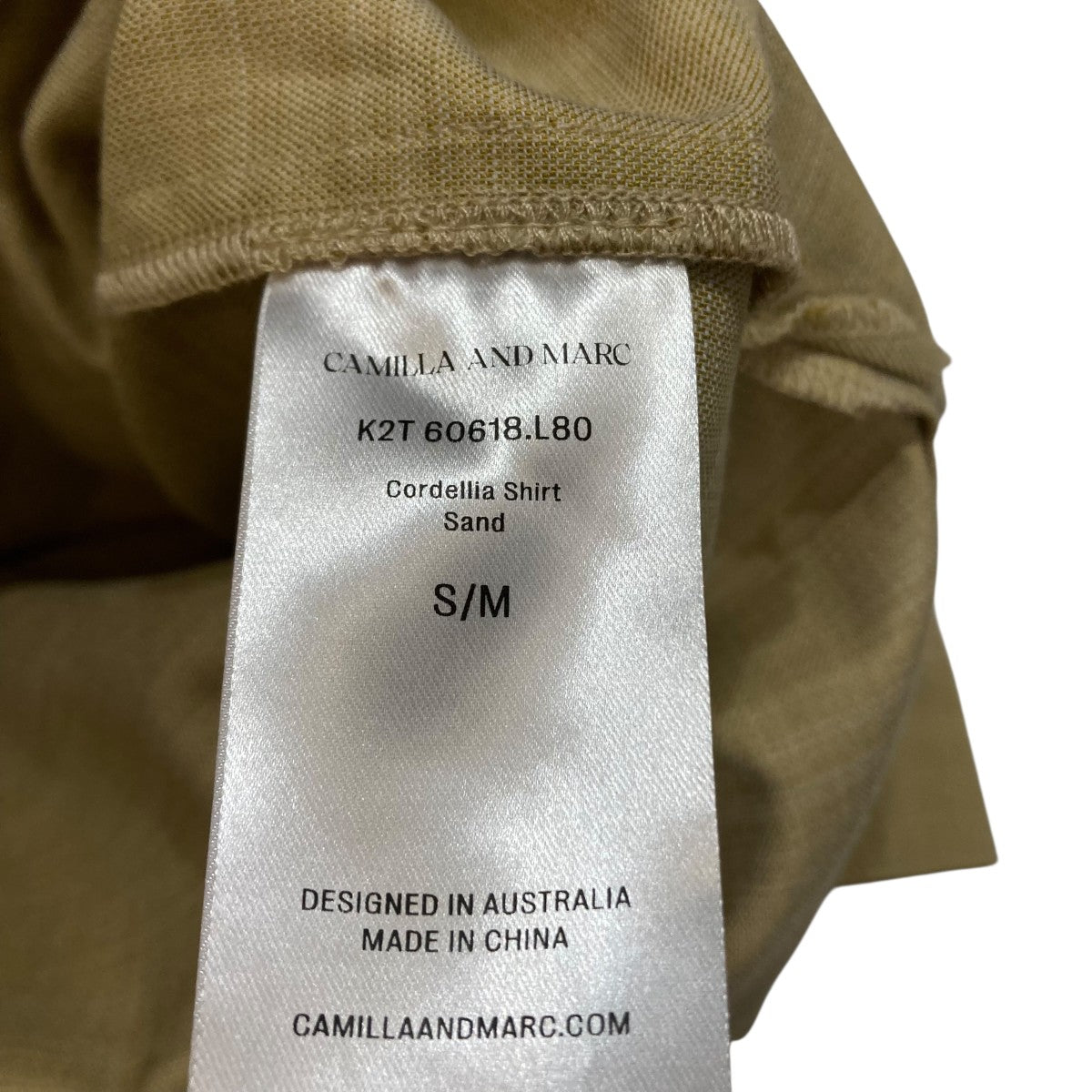 Cordellia Shirt半袖シャツ60618