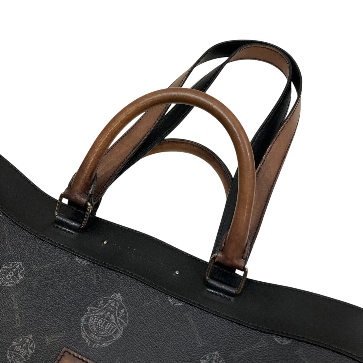 Berluti(ベルルッティ) レザーハンドバッグA0220 A0220 グレー