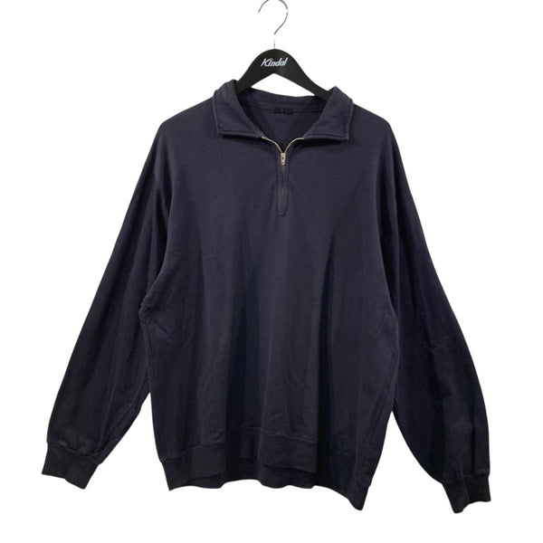 COMOLI(コモリ) コットンシルクジャージハーフジップハーフジップ