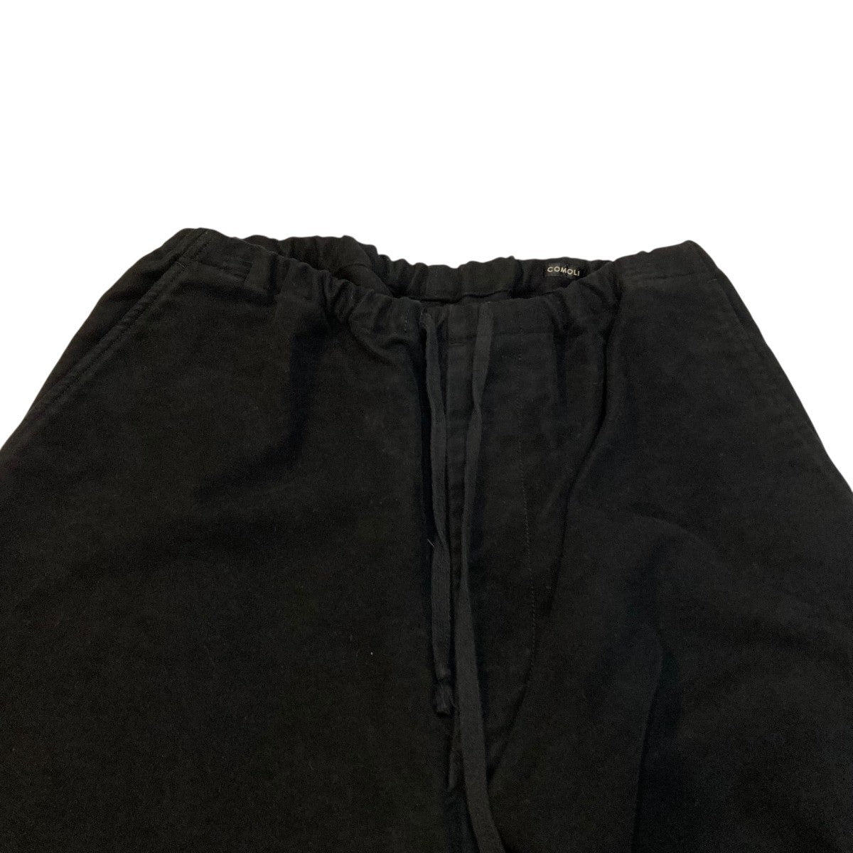 COMOLI コモリ 21AW U03-03004 モール スキン パンツ ブラック系 2  