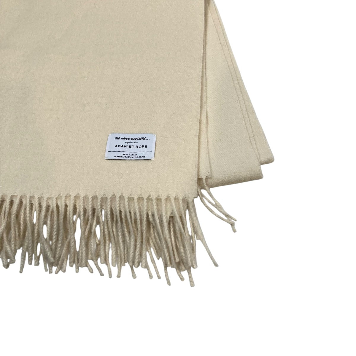 THE INOUE BROTHERS×Adam et Rope マフラー アイボリー｜【公式