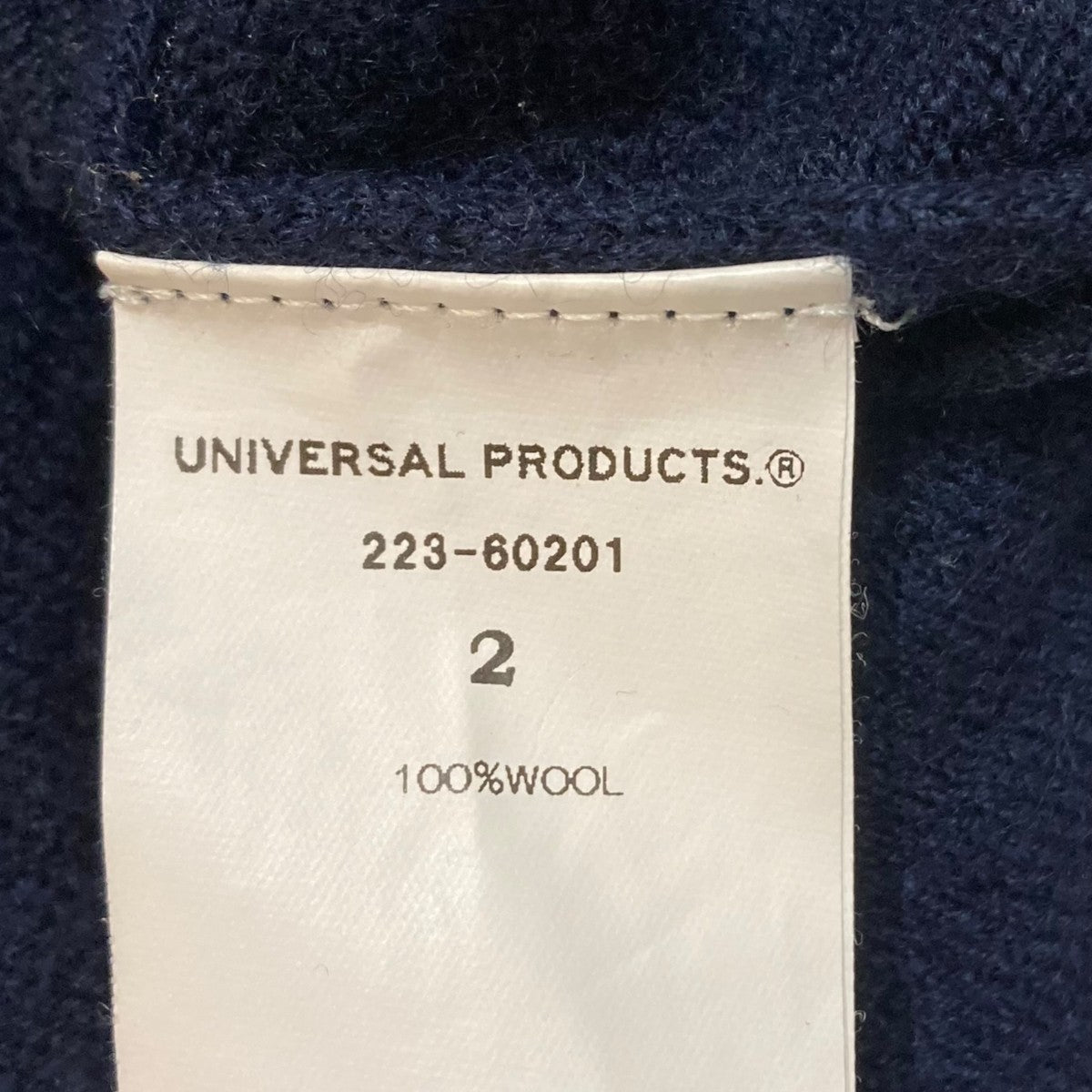FELTED MERINO WOOL CREW NECK KNIT長袖ニット223-60201