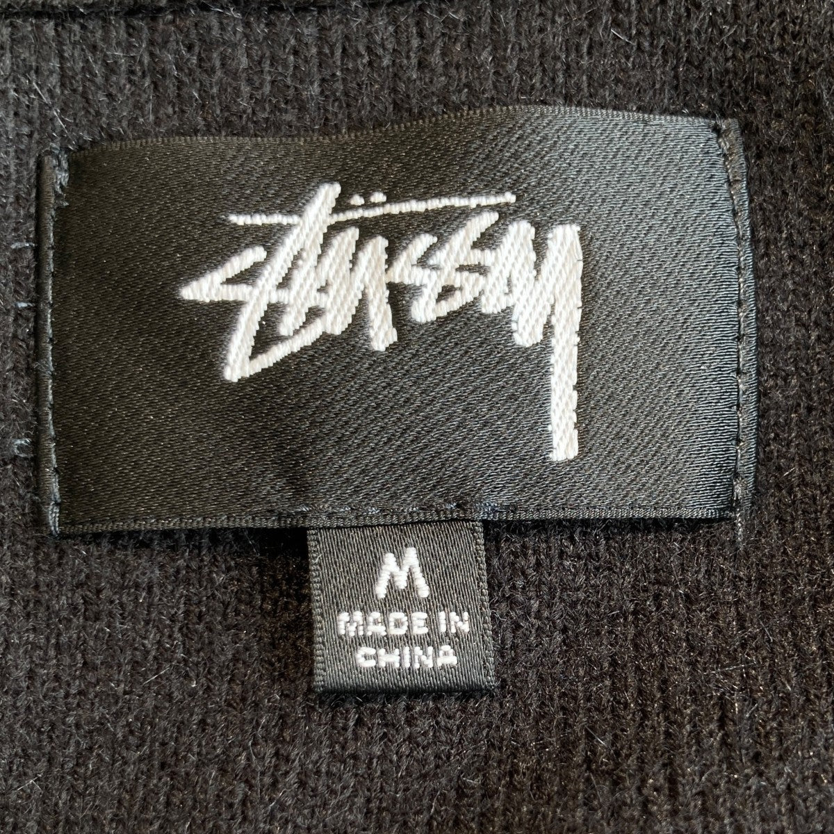 stussy(ステューシー) SHAGGY CARDIGAN 117094 ブラック サイズ