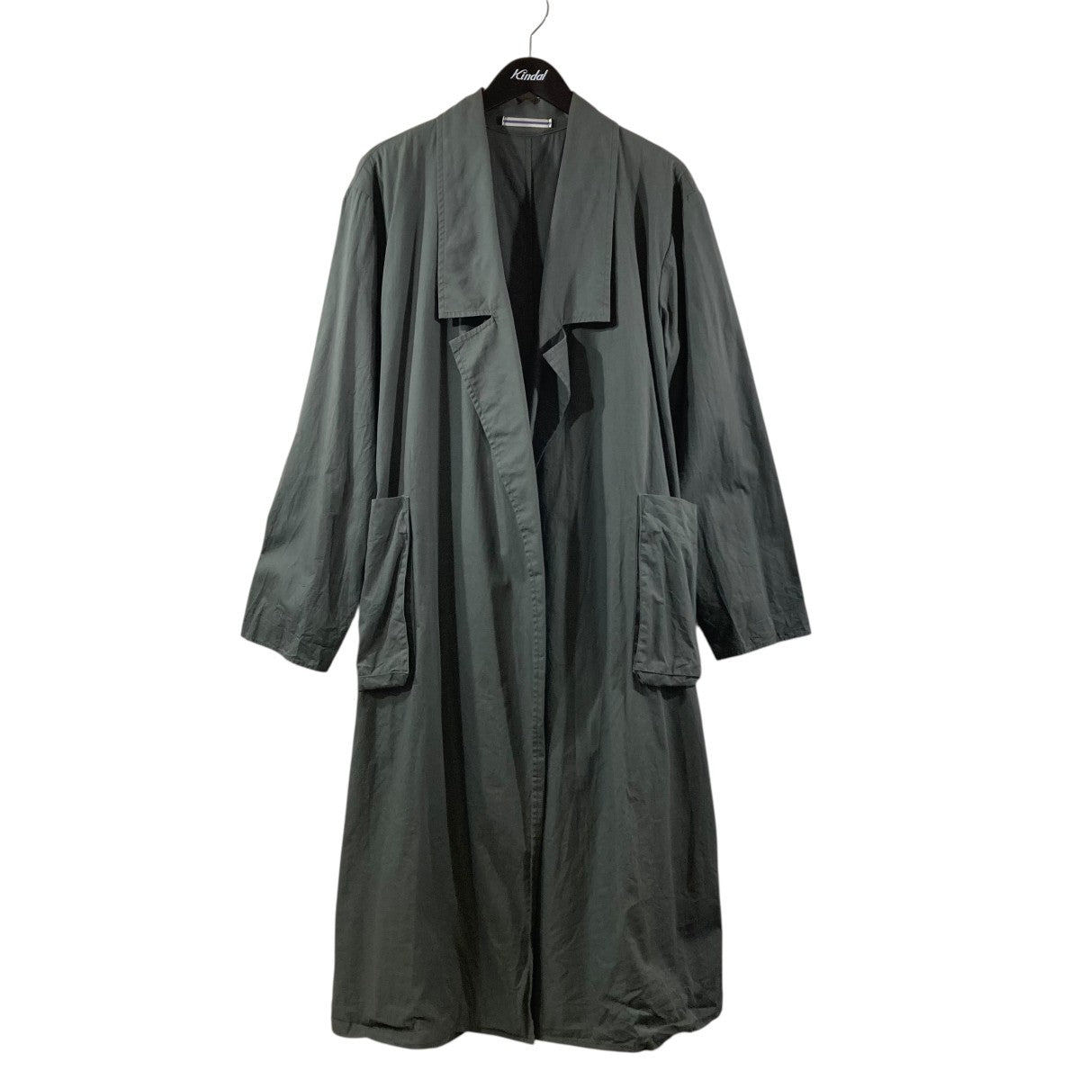 cristaseya トレンチコート 美品 XS クリスタセヤ Cristaseya クリスタセヤ OVERSIZED COTTON TRENCH WITH LEATHER