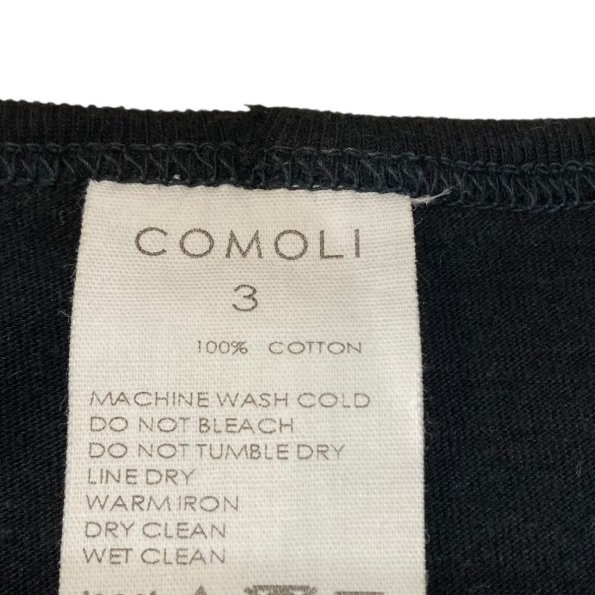 COMOLI(コモリ) 24SSサープラスタンクトップZ01-05019 Z01-05019