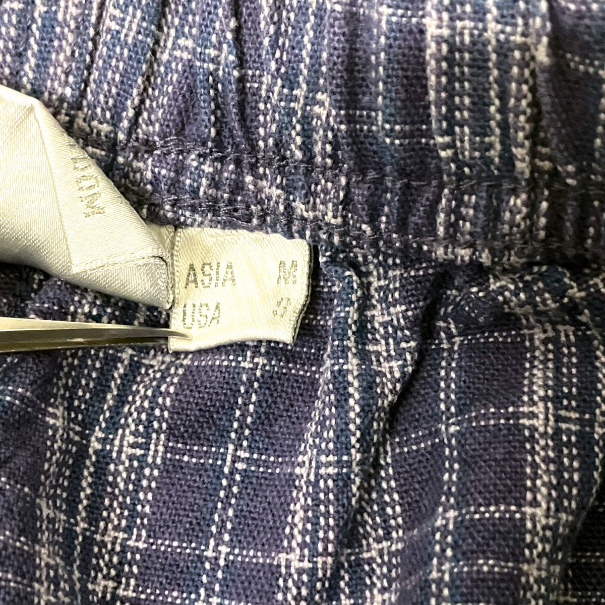 24SSO．G． YARN DYE DOBBY PLAID JAM SHORTハーフパンツG4SM P049