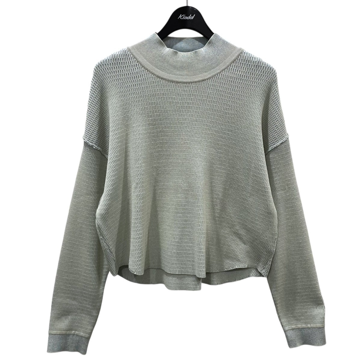 カインドオルオンライン ハイネックワッフルプルオーバーニットセーター Waffle Pullover 3910800060 古着・中古-1枚目のアイテム画像