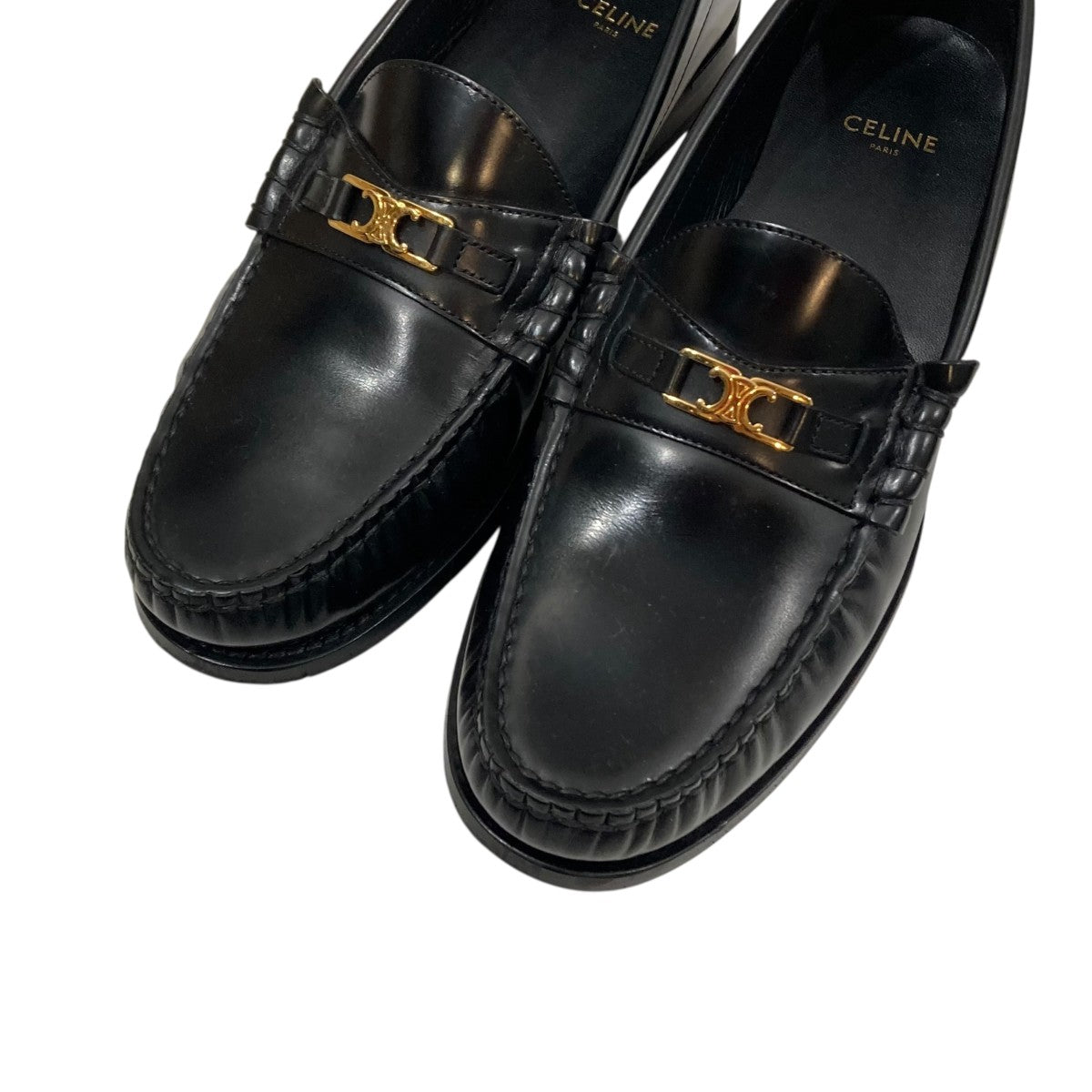 靴 CELINE 38 CELINE(セリーヌ) フラットシューズ レッド サイズ 38｜【公式