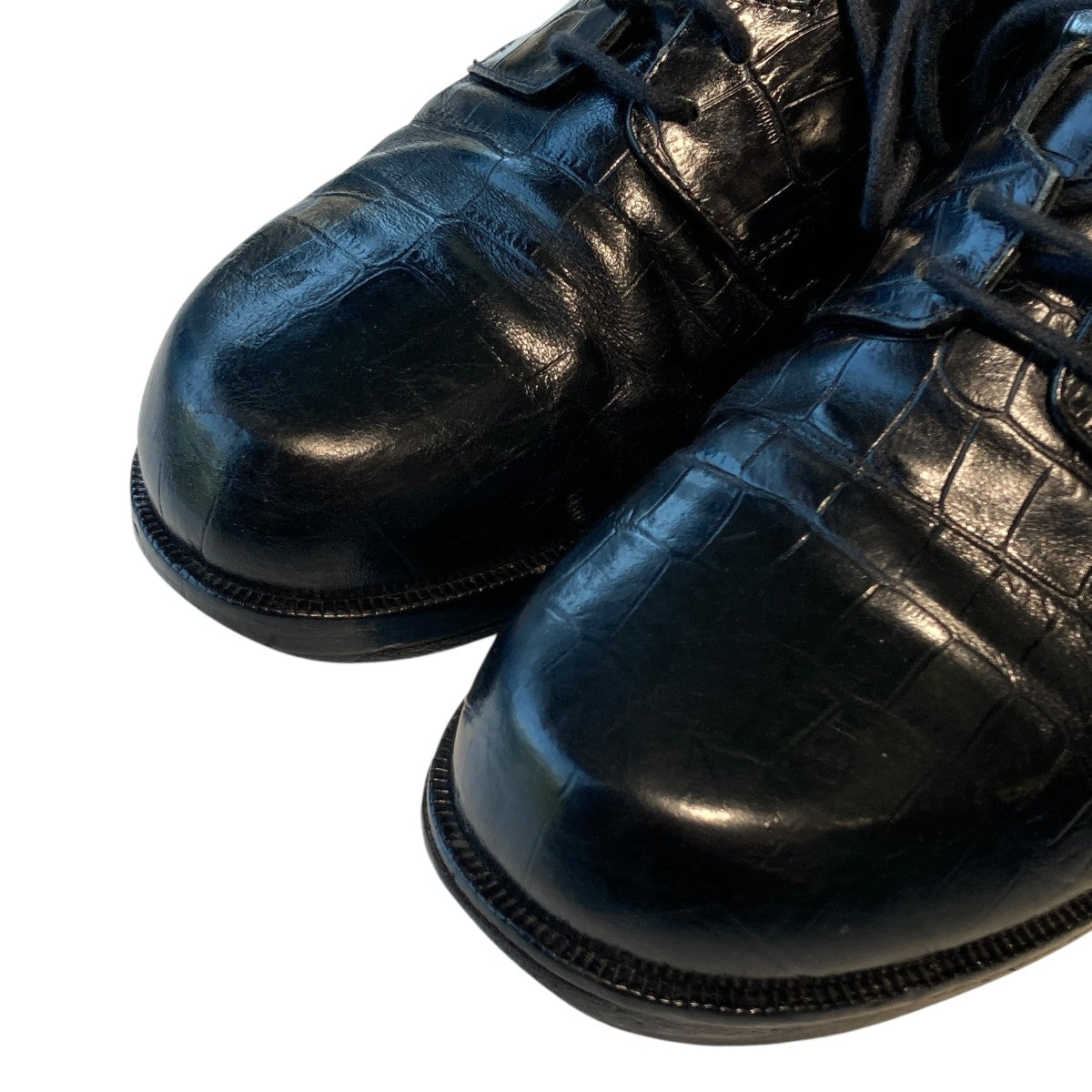1017 ALYX 9SM LACE UP LOWクロコ型押しレザーシューズAAUSN006LE06 古着・中古-8枚目のアイテム画像