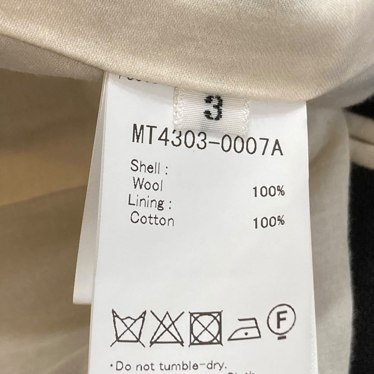 MAATEE＆SONS(マーティーアンドサンズ) DOUBLE WASHED EM JACKET 強撚