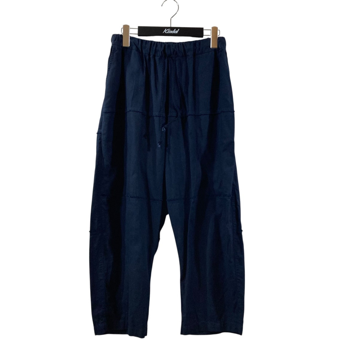 美品★MITTAN ミッタンは★藍染　インディゴ　ワイドパンツ　イージーパンツ 美品☆MITTAN ミッタンは☆藍染 インディゴ ワイドパンツ