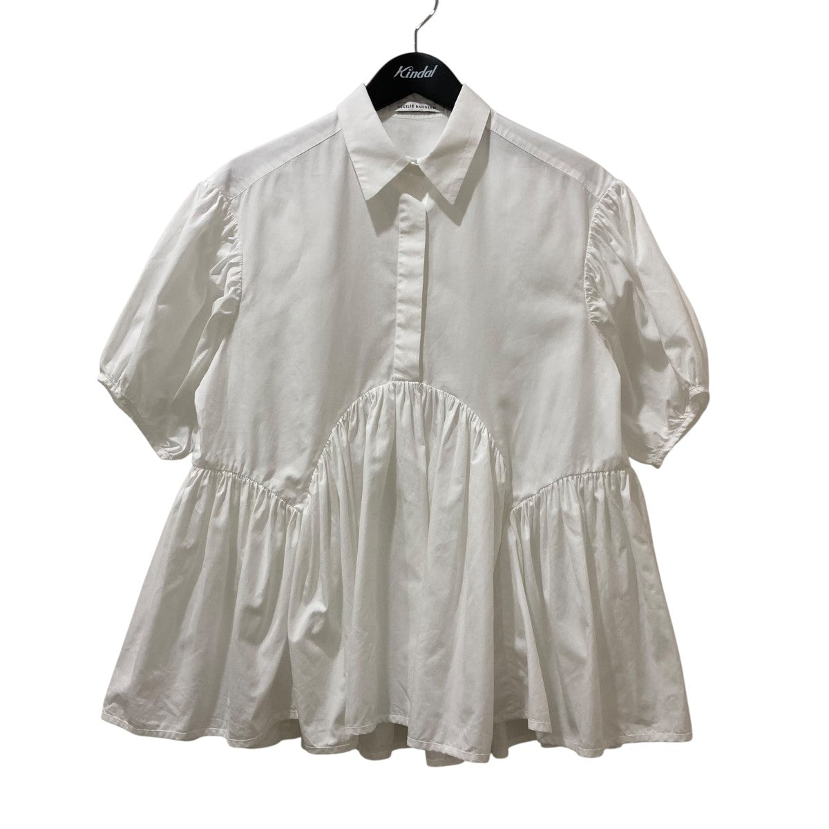 Cecilie Bahnsen パフスリーブ フレアブラウス 古着・中古-1枚目のアイテム画像