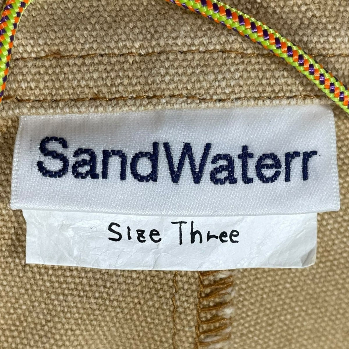 加工キャンバスダックパンツ ORGANIZED WORK PANTS オーガナイズド ワークパンツ SW-P0305