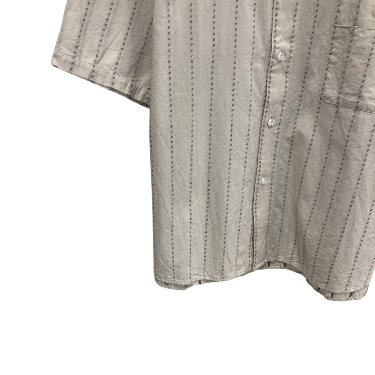 NEIGHBORHOOD(ネイバーフッド) DOBBY NO COLLAR SHIRT半袖シャツ
