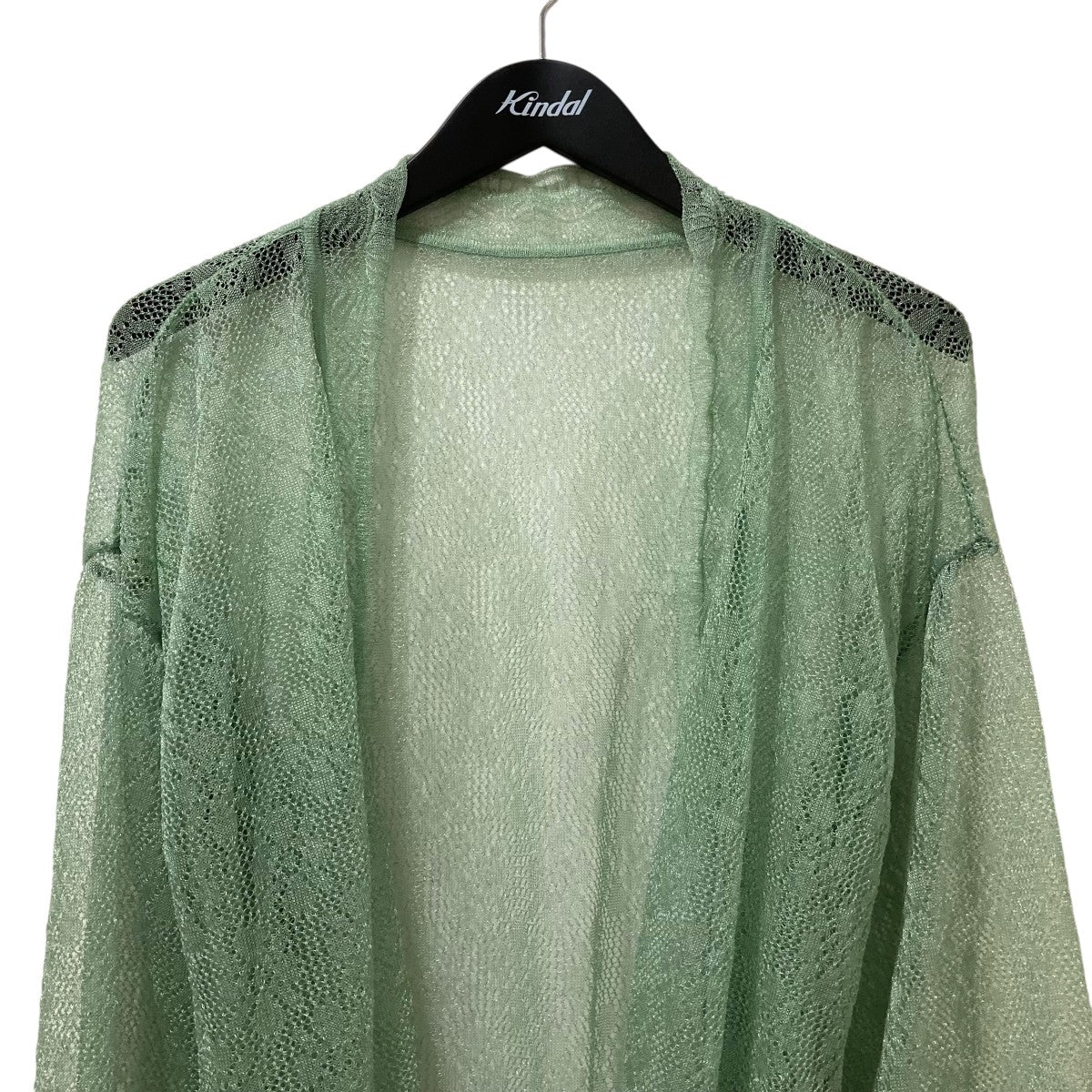 mame kurogouchi Lace GownレースロングカーディガンMM20SS-KN036 古着・中古-3枚目のアイテム画像