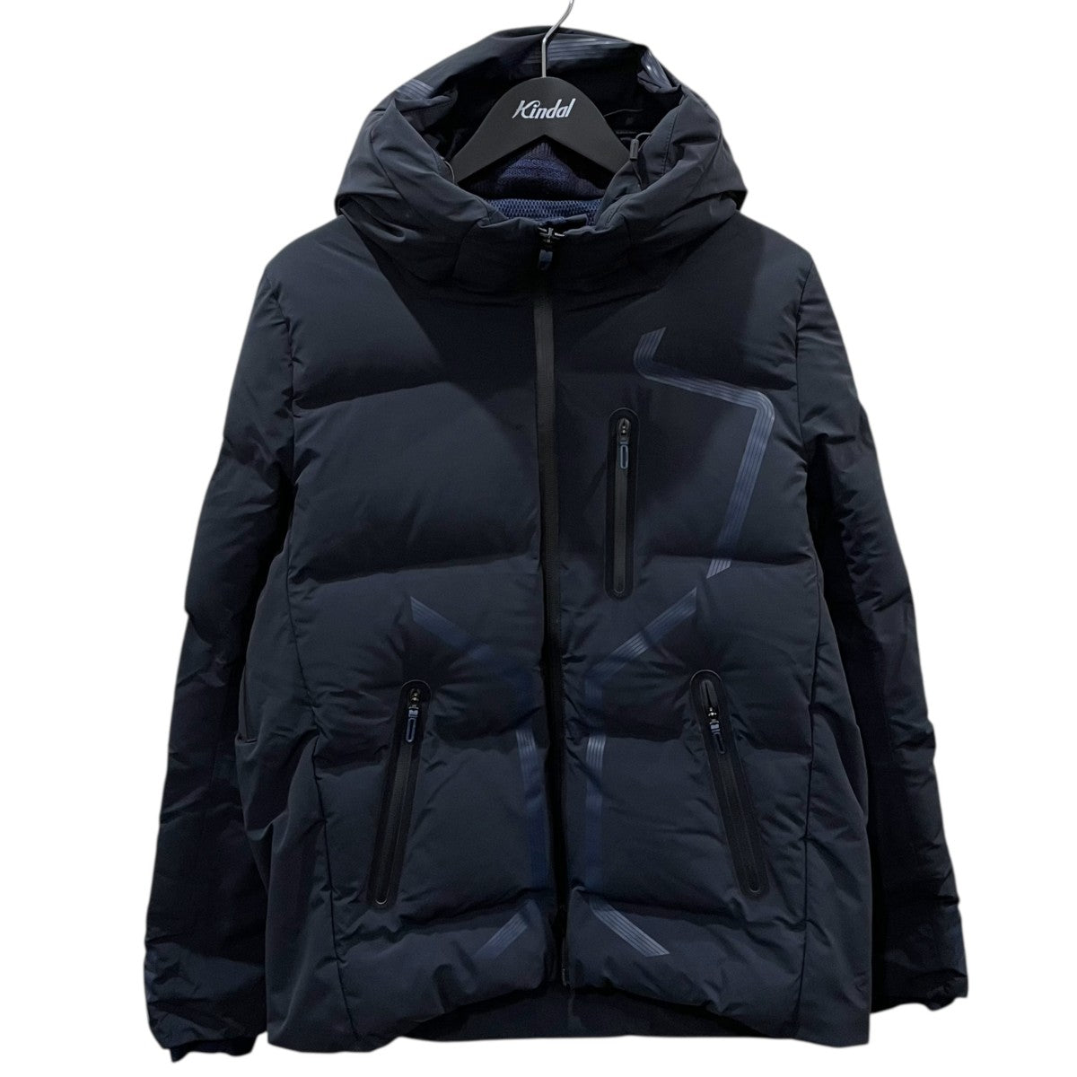 水沢ダウン ALL TERRAIN ブラック ダウンジャケット ストーム M 1月・2