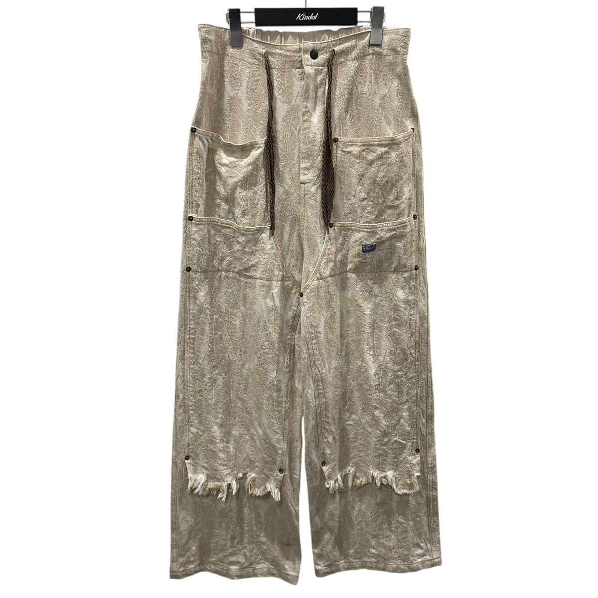 KAPITAL 24AW マグパイデニム ダブルニー イージーバギーパンツ Magpie Denim W Knee Easy Baggy Pants K2403LP014 古着・中古-1枚目のアイテム画像